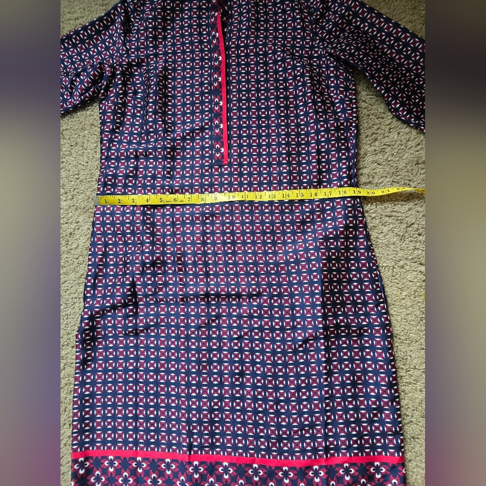 Lauren Ralph Lauren Elegant Patterned Shirt Dress Sz. 6 NWT - Picture 8 of 13